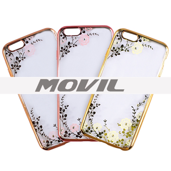 NP-2589 Funda  Enchapado TPU para iPhone 6 Plus-1